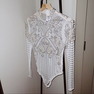 Akira pearl bodysuit